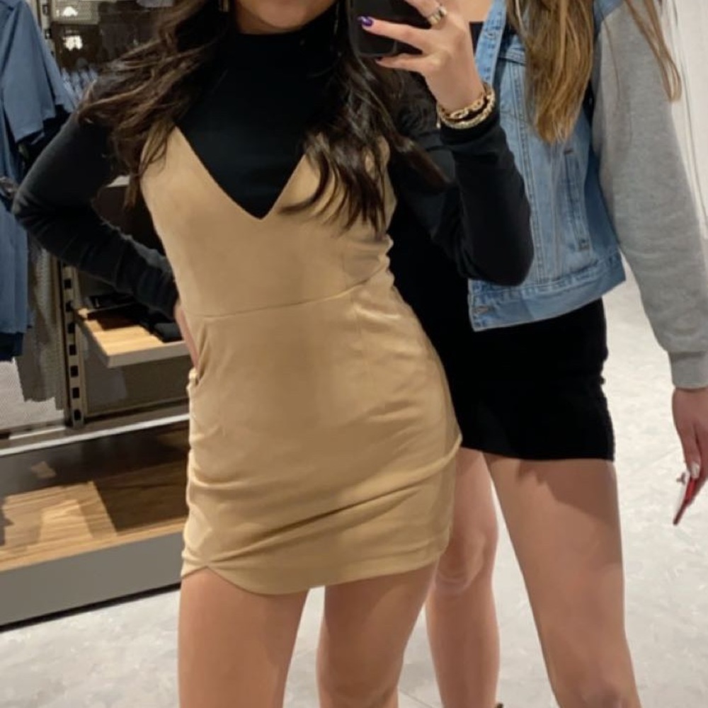 Forever 21 velvet bodycon dress